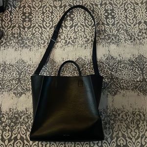 Vegan leather satchel